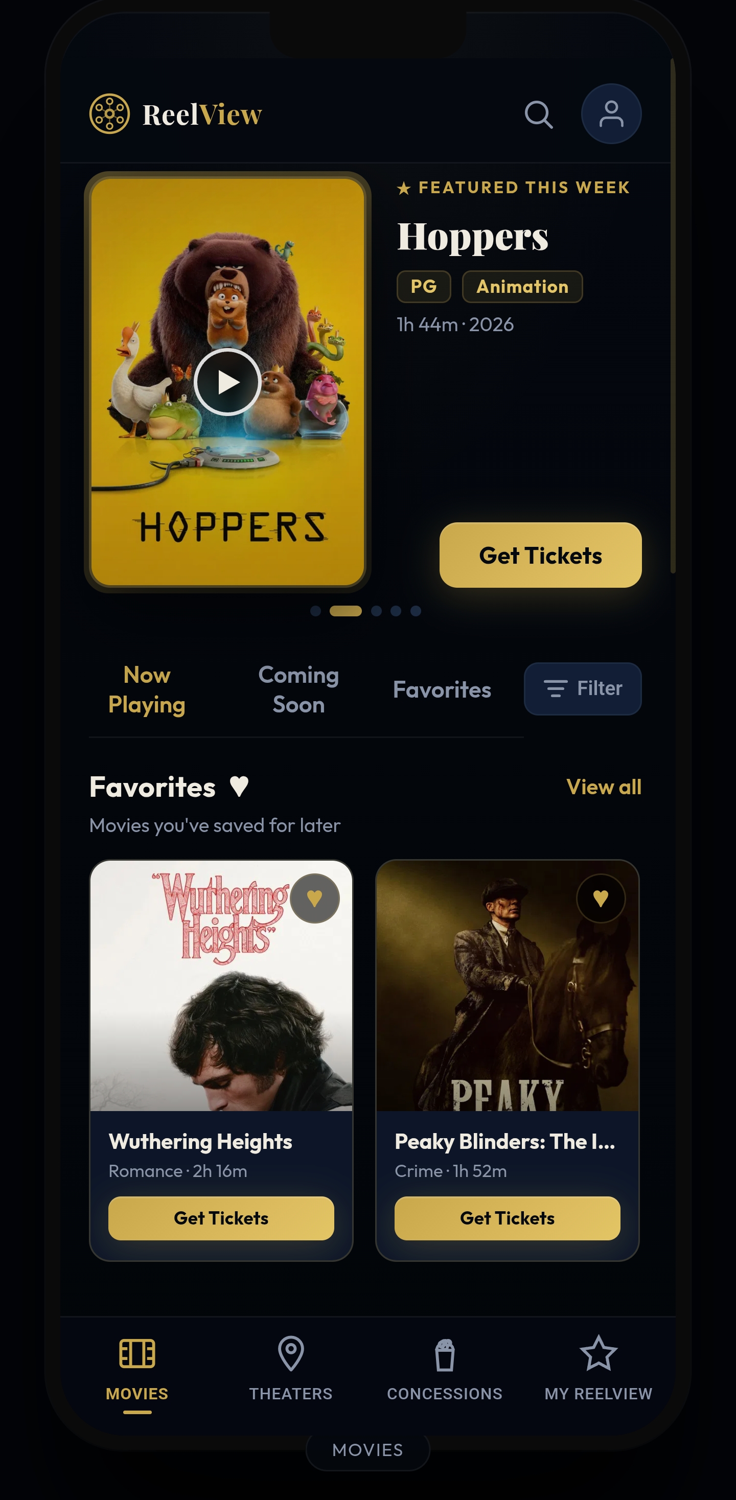 Dual navigation — Movies-first 1