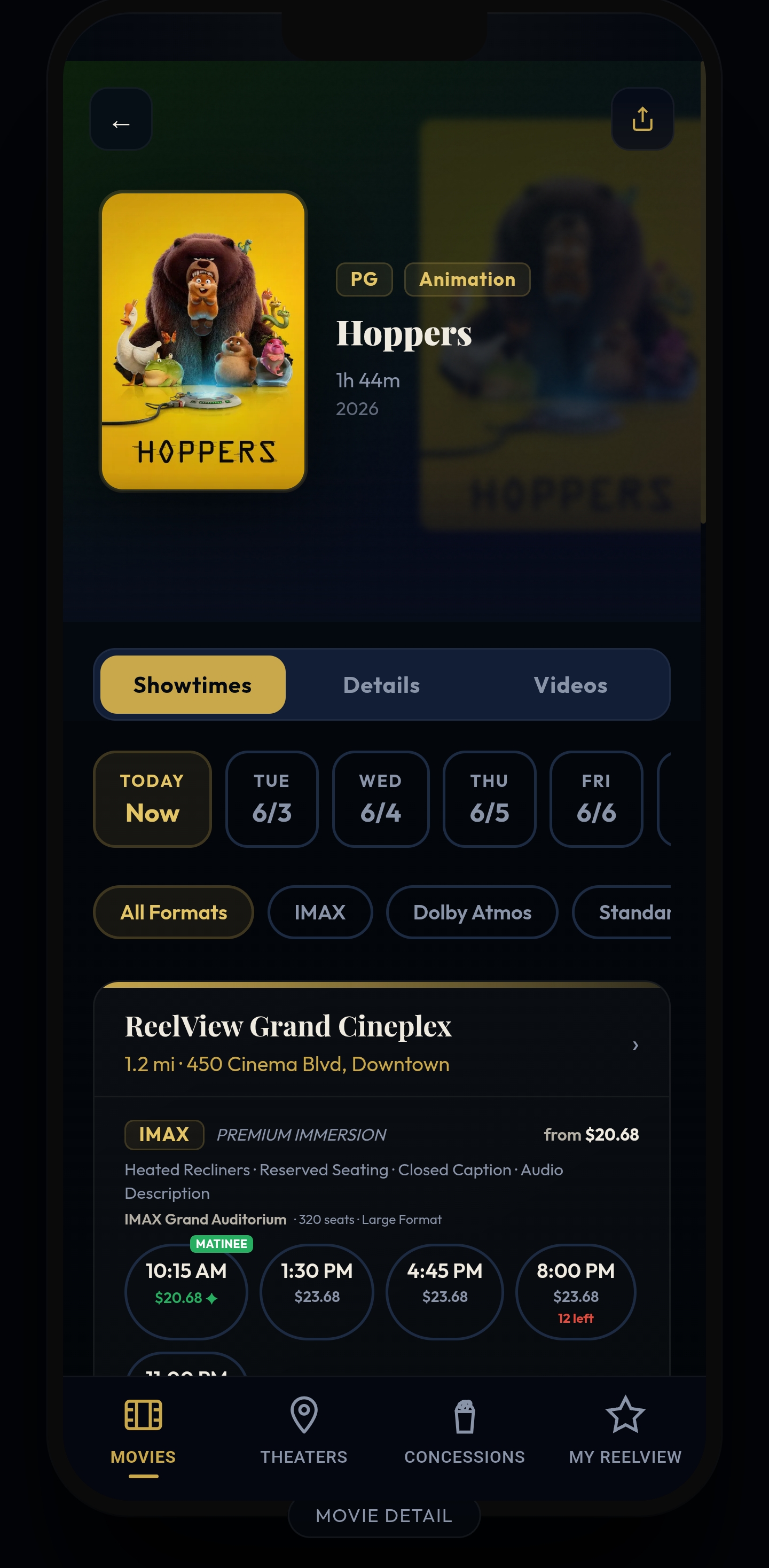 Dual navigation — Movies-first 2