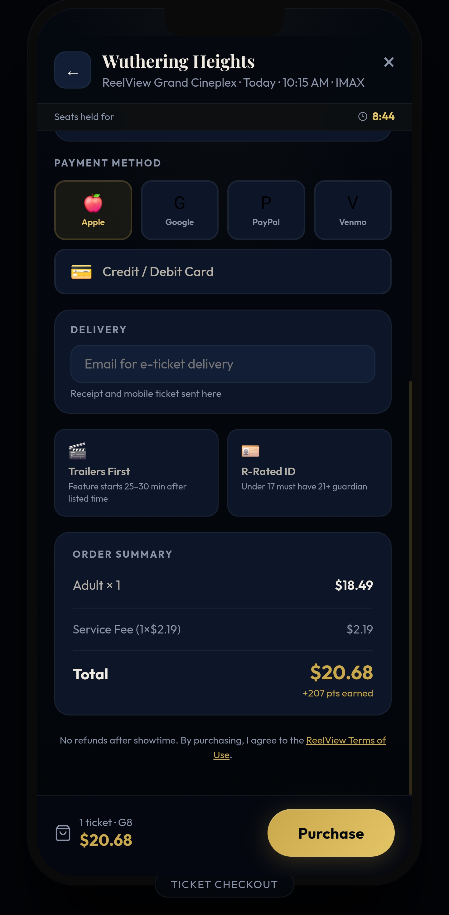 Pricing transparency — screen 3