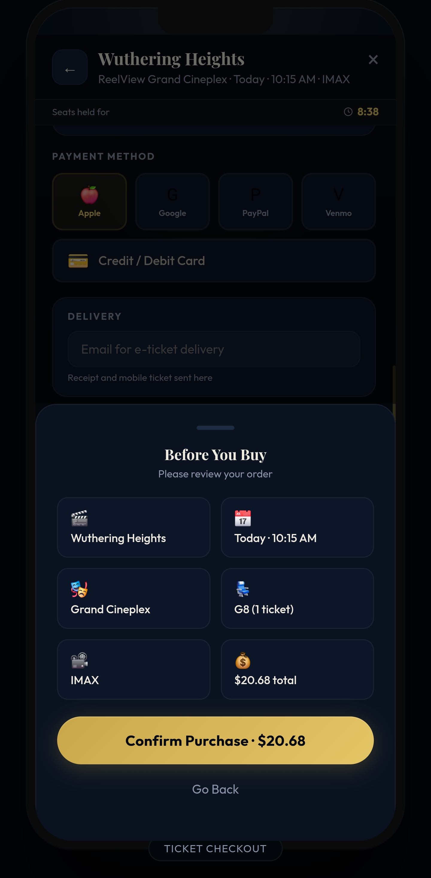 Pricing transparency — screen 4