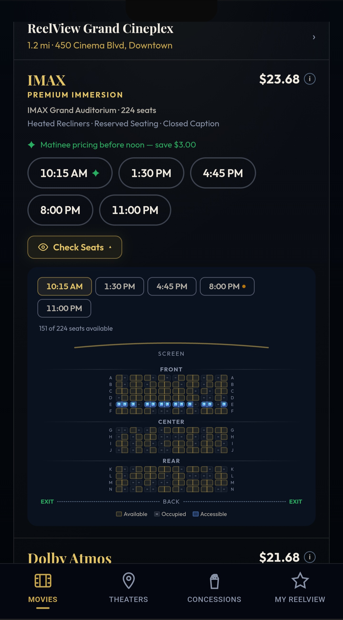 Seat map size after — screen 2